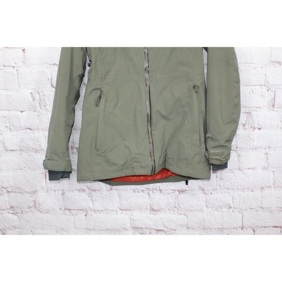 LL Bean Waterproof PrimaLoft Packaway Jacket Olive Green Size XXS Pet - Picture 3 of 10